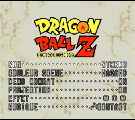 25 games were cancelled before release. Dragon Ball Z: Hyper Dimension (France) SNES ROM - CDRomance