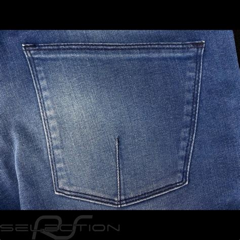 Jeans Porsche Slim Fit Blau Comfort Fit Ausgewaschen Porsche Design
