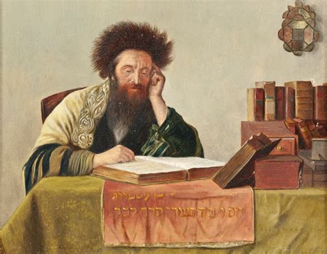 A Rabbi Reading The Talmud By Isidor Kaufmann