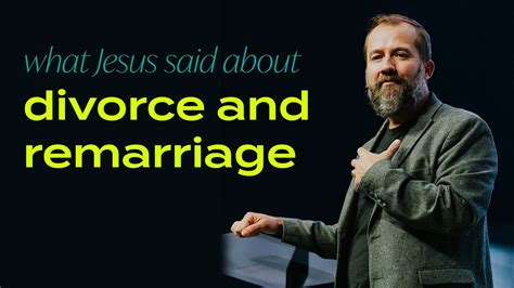 Jesus On Divorce And Remarriage Youtube