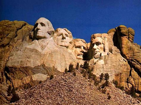 Rocas Monumento Nacional Monte Rushmore Dakota Del Sur Imagen Para