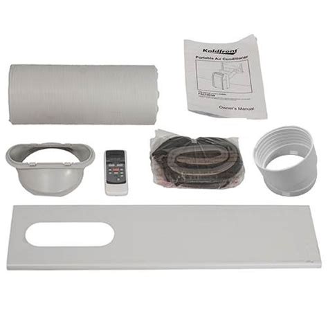The portable air conditioner venting kit must be installed in order for the unit to work correctly in air conditioning mode. Koldfront PAC1401W Ultracool 14,000 BTU Portable Air ...