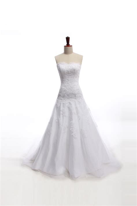A Line Sleeveless Organza Floor Length Bridal Gown Cute Wedding Dress Fall Wedding Dresses