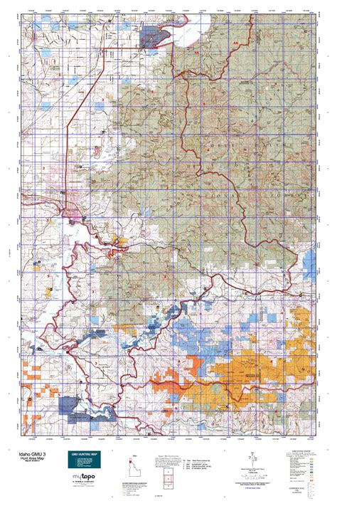 Idaho GMU 3 Map | MyTopo