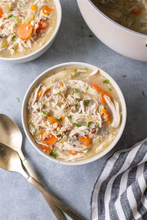 Wild Rice Chicken Soup The Clean Eating Couple