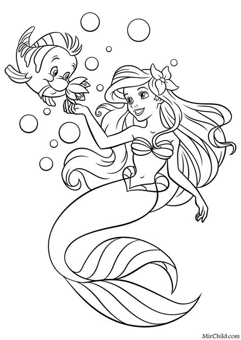 This disney princess story is a favorite among little kids who dream about the pretty mermaids singing and this picture shows ariel, the little mermaid, lounging on a seabed with a flower in her hand. Pin by Nora Demeter on Disney princess | Mermaid coloring ...