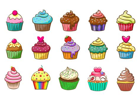 cupcake vector art icons and graphics for free download