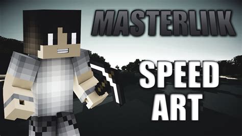 Salut tout le monde ! SPEED ART 3 - bannière MasterLiink - Minecraft - YouTube