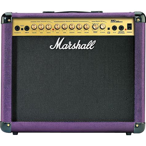 Marshall Mg30dfx 30w 1x10 Guitar Purple Combo Amp Purple