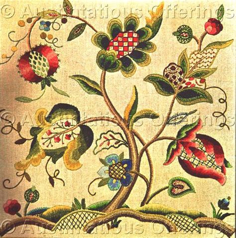 Crewel Embroidery Crewel Embroidery Patterns Embroidery Patterns Vintage
