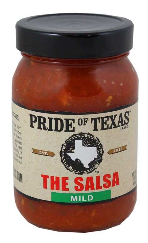 pride of texas the salsa mild shop salsa and dip at h e b