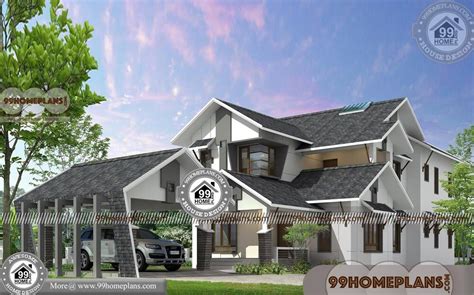Small Two Storey House Design With Rooftop Rokok Entek
