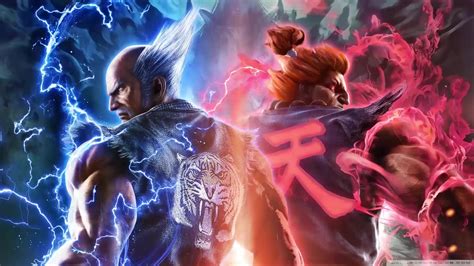 heihachi mishima and akuma tekken 7 live wallpaper moewalls