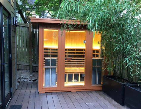 The Best Outdoor Infrared Sauna Outdoor Sauna Saunacloud
