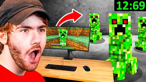 Minecraft But Creepers Explode In Real Life Minecraft Videos