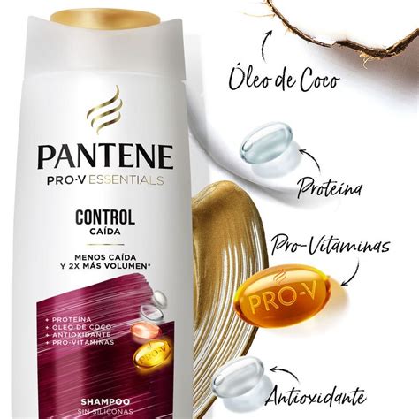 Shampoo Pantene Pro V Essentials Control Caída 400 Ml Masonline Más