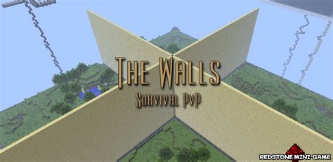 The Walls Minecraft Pvp Survival Map Wordpunchers Video Game Experience