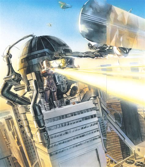 Silver Surfer Vs Galactus In New York By Alex Ross Rmarvel