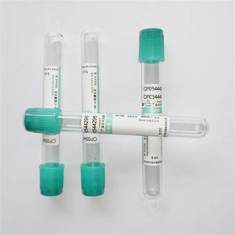 Vacuum blood collection tubes with heparin are used to produce plasma for biochemical testing. Heparin Additive Lithium Heparin Tube Safe Vacuum Blood ...