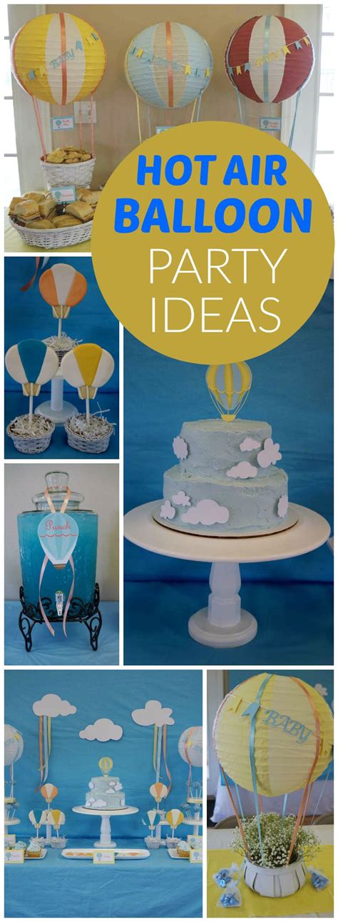 20 Best Images About Hot Air Balloon Birthday Party Ideas
