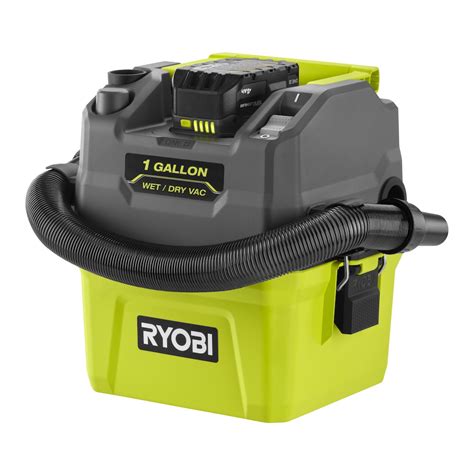 ryobi 18v one cordless 1 gal wet dry vacuum kit with 4 0ah battery and charger the home