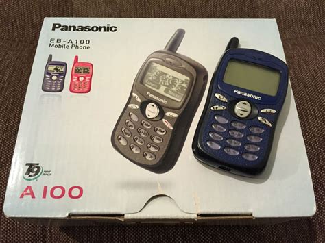 Panasonic A100 Bue Unlocked Cellphone Vintage Collectible
