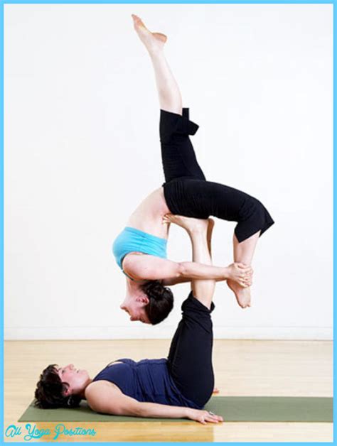Discover yoga poses to teach yoga classes for all levels of students and all styles of yoga! Hard Yoga Poses For Two - AllYogaPositions.com