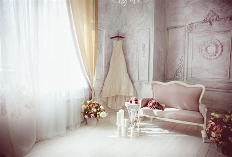 Laeacco Boudoir Curtain Dress Sofa Flowers Candle Photography