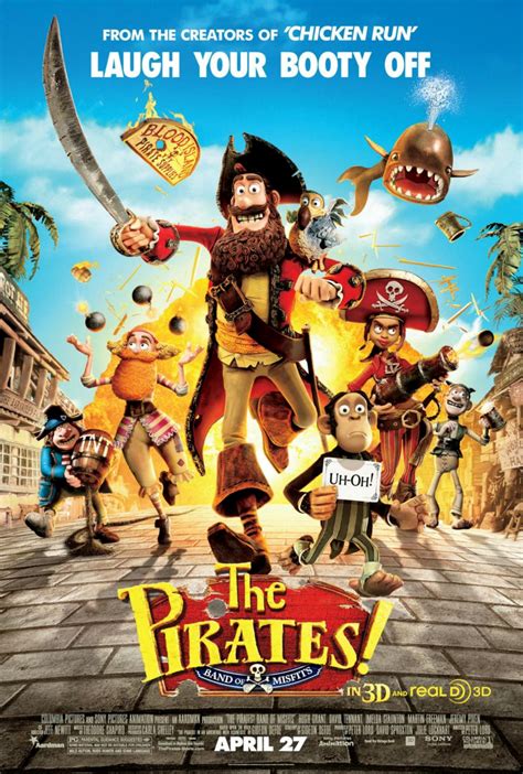 The Pirates Band Of Misfits 3d Poster Hd Wallpapers Hd Wallpapers