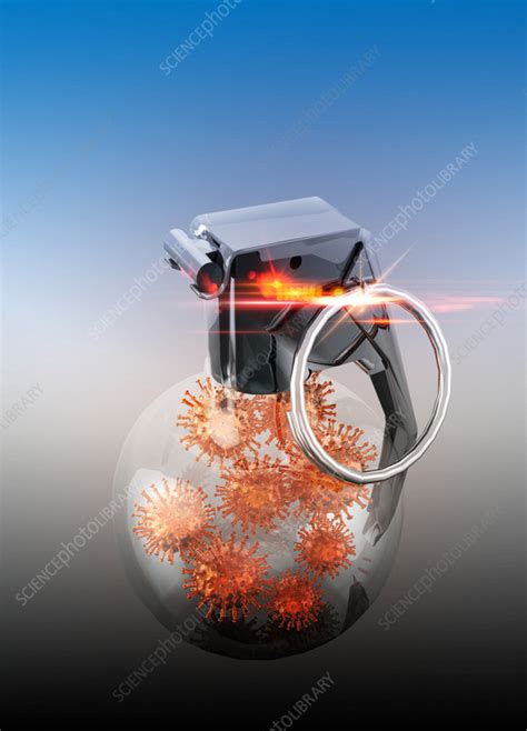 Viral Time Bomb Conceptual Illustration Stock Image F0364859