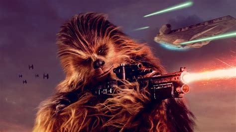 Chewbacca In Solo A Star Wars Story Movie 5k Wallpaperhd Movies