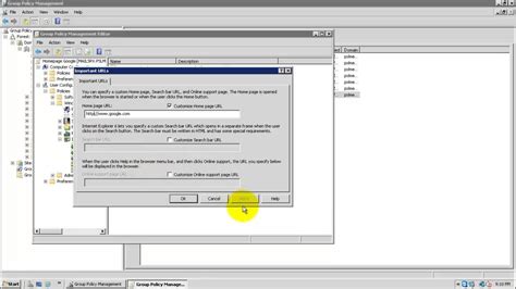How To Configure The Internet Explorer Homepage Using Gpo Youtube