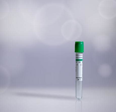 Plasma separating tube (pst) with lithium heparin (sodium heparin for dark green). Vacuum Blood Collection Tubes Lithium Heparin | Al-Hanoof ...
