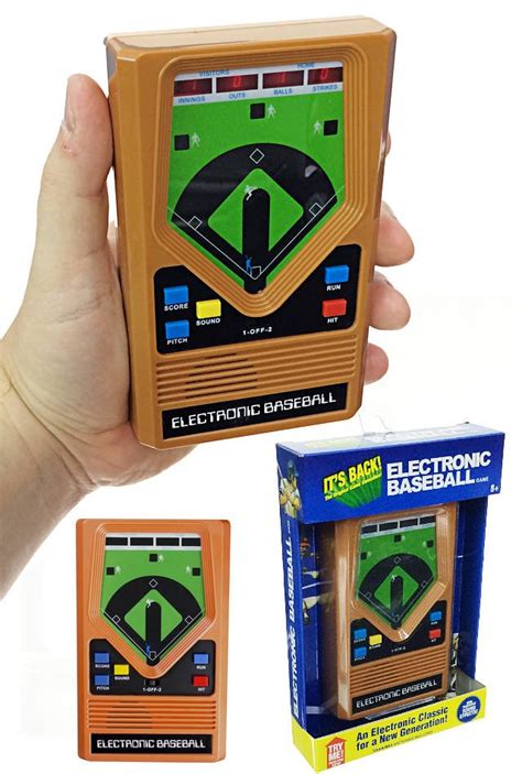 Mattel Baseball Electronic Game 1978 Retro Handheld New Pop Top Toys