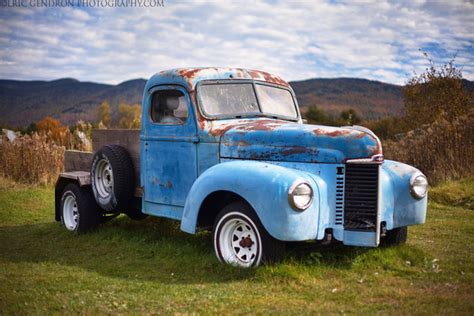 Eric Gendron Photography Autumn Old Blue Truck