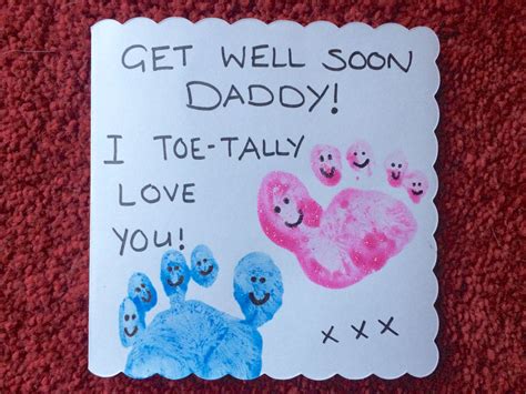 The gohenry debit card is the best personalized card for kids from age 6 to 18 because it lets your children choose their own personalized card from a set of designs gohenry provides. Footprint card get well soon thank you "I toe-tally love you" | Get well cards, Get well soon ...