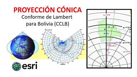 PROYECCIÓN CÓNICA Conforme de Lambert para Bolivia (CCLB) ArcGis 10.2 - YouTube