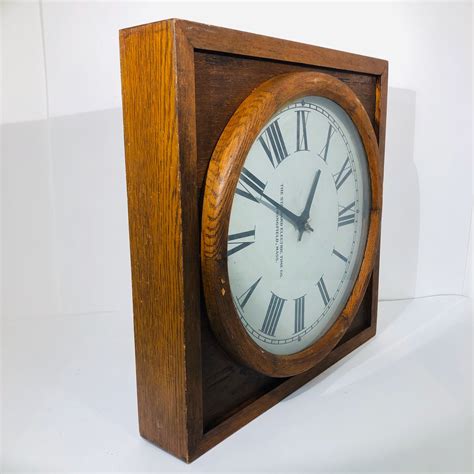 Vintage Electric Wall Clock The Standard Electric Time Etsy