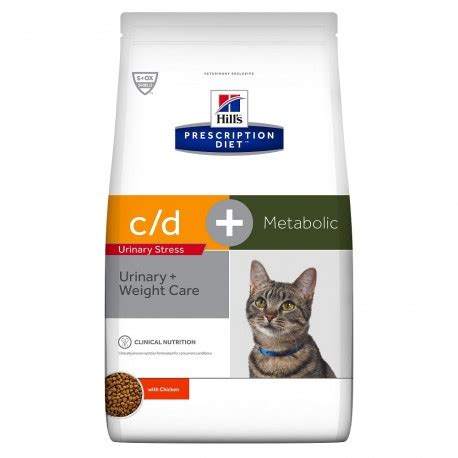 Vets recommend on having a certain type of diet to pets for health issues like metabolism inactivity, gastrointestinal problems, overweight, renal issues, etc. HILL'S PRESCRIPTION DIET Feline C/D Urinary Stress ...