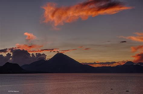 Lake Atitlan Sunset From San Antonio Palopo Phil Marion 214 Million