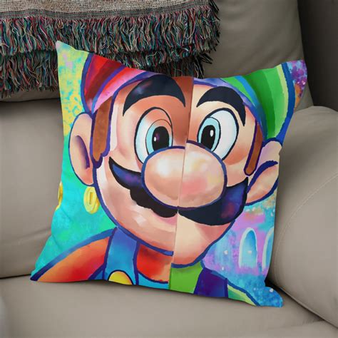 Super Mario Luigi 18 X 18 Artflip Touch Of Modern
