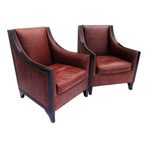 Check spelling or type a new query. Pair of Cognac Leather Lounge Chairs For Sale at 1stdibs