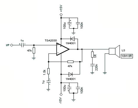 Schematic Circuits For 8 Watt Amplifier Simple Schematic Collection