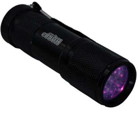 Hqrp 365 Nm 9 Uv Led Ultraviolet Inspection Detection Identification Flashlight Blacklight