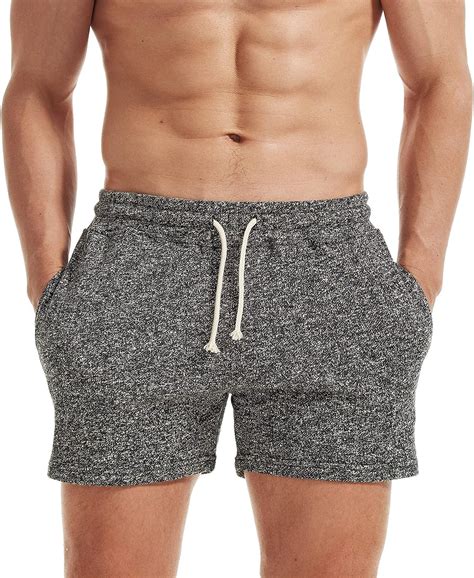Aimpact Mens Athletic Workout Shorts 5 Inch Casual Jogger Short Pants