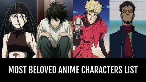 Most Beloved Anime Characters By Thebarfscarf Anime Planet
