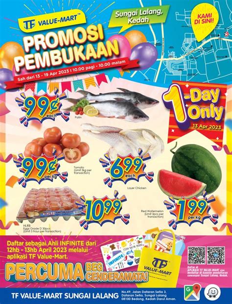 Tf Value Mart Sungai Lalang Kedah Opening Promotion 13 Apr 2023 19