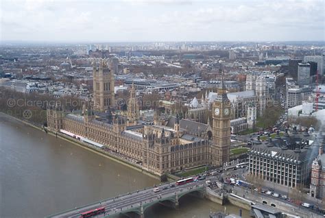 Parliament And London Birds Eye View Clarence Holmes Photography