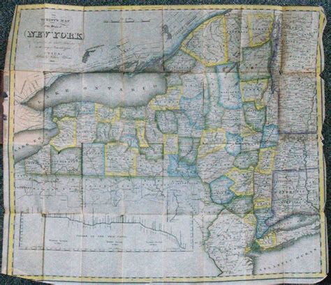 Finleys Map Of Ohio And The Settled Parts Of Michigan 1830 High