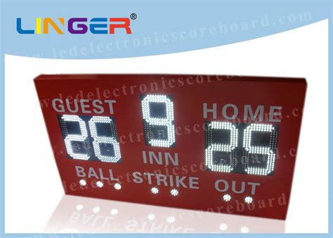 Large Size Portable Scoreboard Baseball Led Electronic Scoreboard For